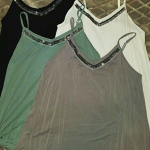 Sale! 4 Vanity Brand Beaded Swing tanks